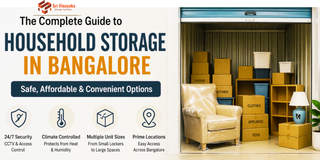 Sri Vinayaka Storage - The Complete Guide to Household Storage in Bangalore: Safe, Affordable & Convenient Options