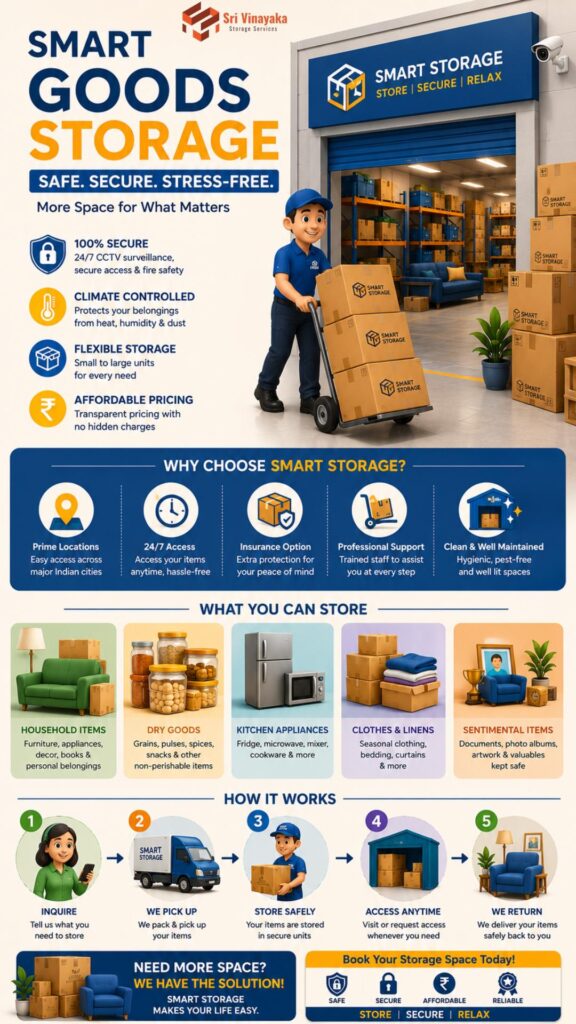 Sri Vinayaka Storage - Complete Guide to Goods Storage in India: Safe & Affordable Solutions