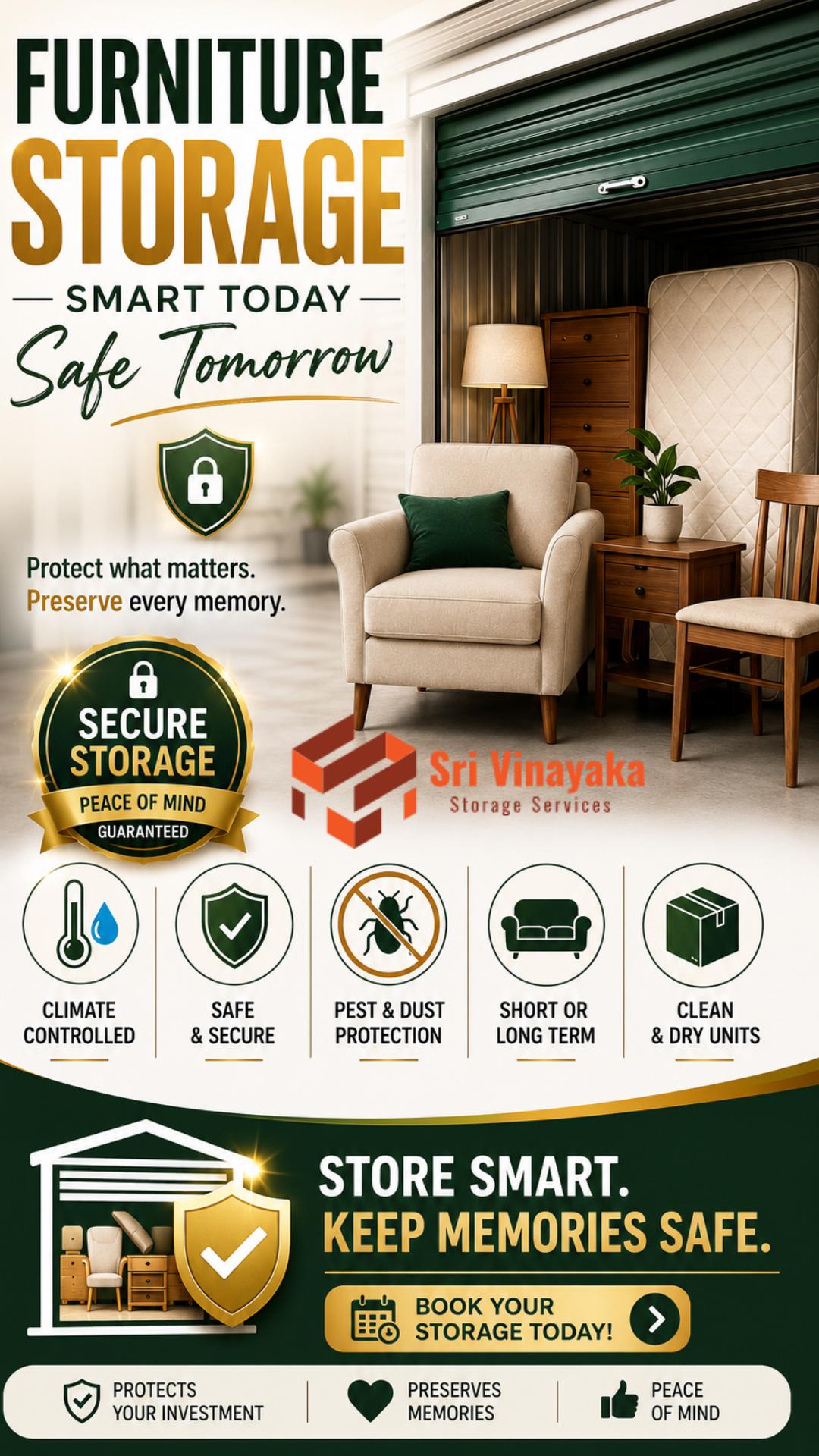 Sri Vinayaka Storage - The Ultimate Furniture Storage Guide: Protecting Your Valuables the Right Way