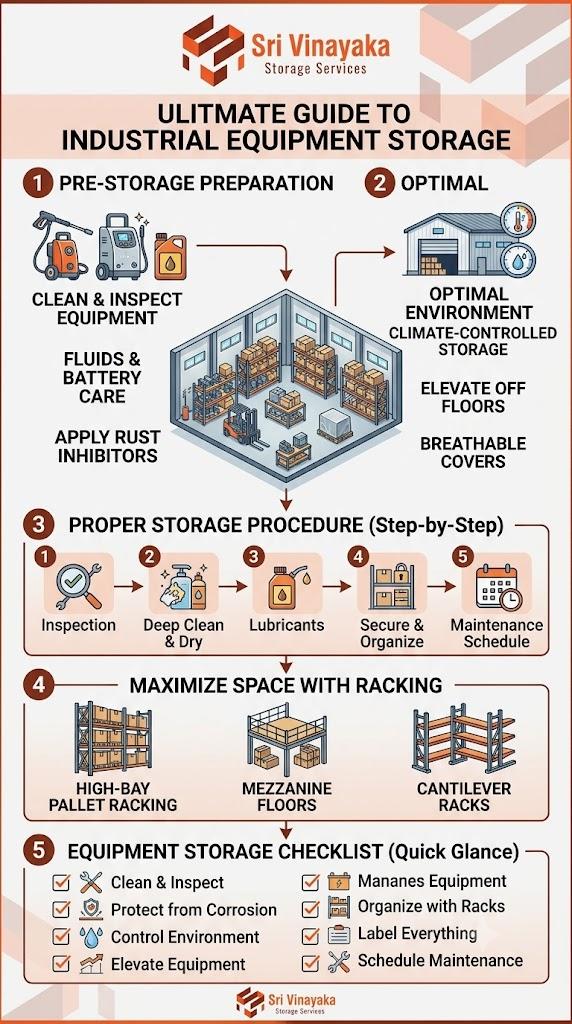 Sri Vinayaka Storage - The Ultimate Guide to Industrial Equipment Storage: Best Practices for Longevity & Safety