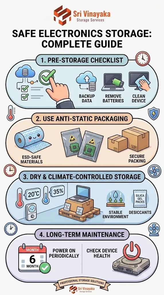 Sri Vinayaka Storage - The Complete Guide to Storage for Electronics: Keep Devices Safe for Years