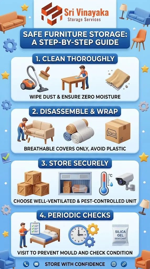 Sri Vinayaka Storage Sri Vinayaka Storage - Storage for Furniture: How Long Can You Keep Furniture Safe?