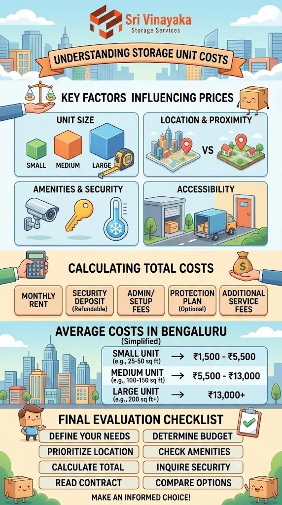 Sri Vinayaka Storage Sri Vinayaka Storage - Understanding the Cost of Storage Units in India: Prices and Key Factors