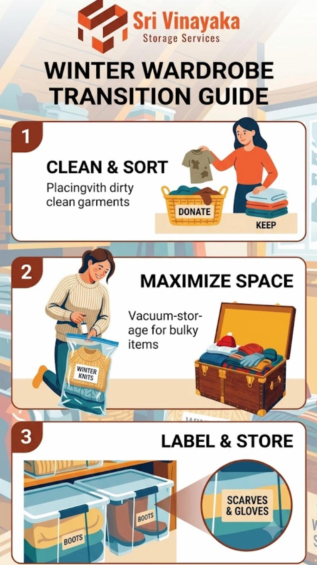 Sri Vinayaka Storage Sri Vinayaka Storage - Winter Clothing Storage: How to Store Winter Clothes and Blankets During Summer