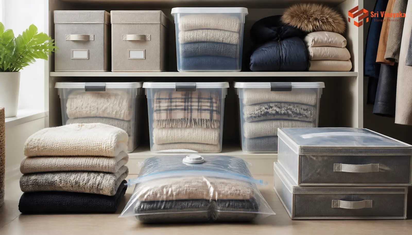 Organized winter clothing storage solutions